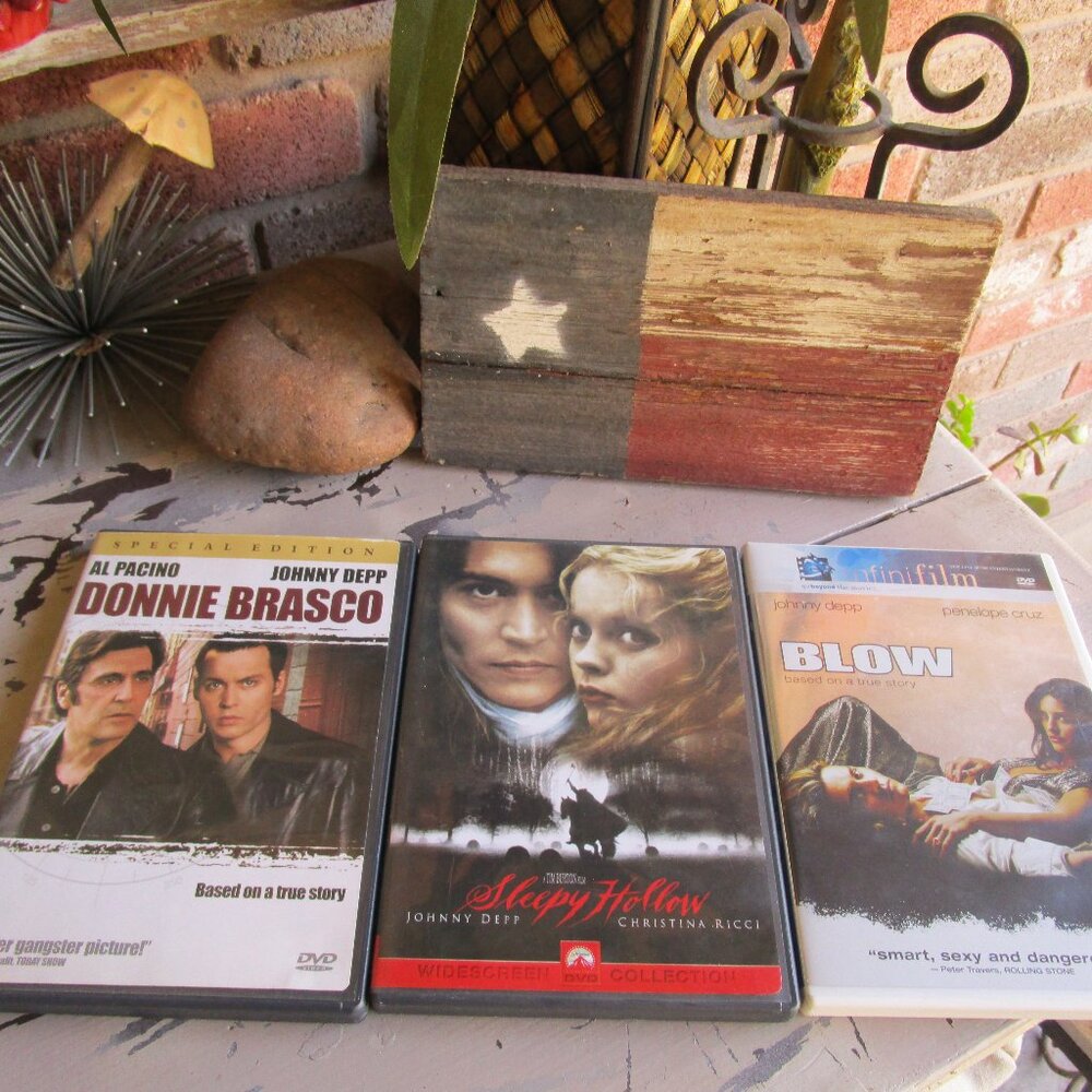 Johnny Depp DVD Collection Set of 3